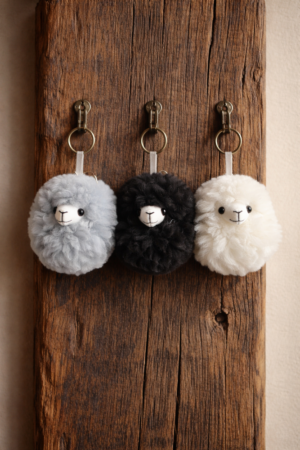 Nøglering Face Alpaca