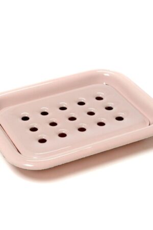 Emalje Sæbeskål Rosa